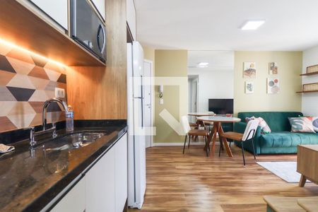 Apartamento para alugar com 35m², 1 quarto e 1 vagaCozinha e Área de Serviço