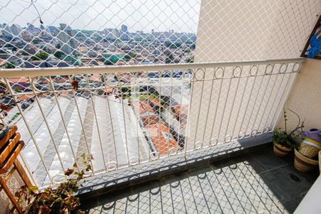 Varanda da Sala de apartamento à venda com 3 quartos, 60m² em Parque Bandeirante, Santo André