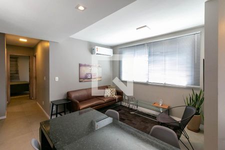 Sala de apartamento para alugar com 2 quartos, 58m² em Savassi, Belo Horizonte