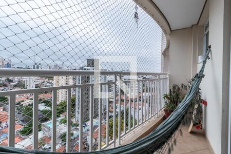 Varanda da Sala de apartamento à venda com 1 quarto, 42m² em Vila Pompéia, São Paulo