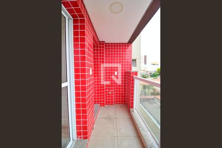 Varanda da Sala de apartamento à venda com 2 quartos, 58m² em Vila Curuçá, Santo André