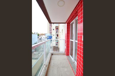 Varanda da Sala de apartamento à venda com 2 quartos, 58m² em Vila Curuçá, Santo André