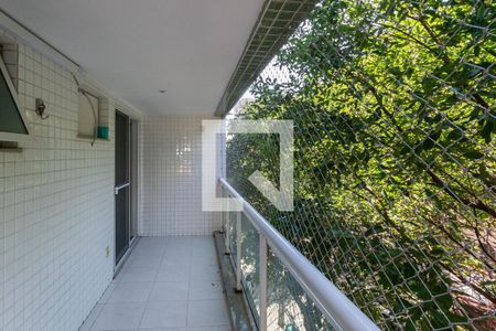 Varanda da Suíte de apartamento à venda com 2 quartos, 74m² em Maracanã, Rio de Janeiro