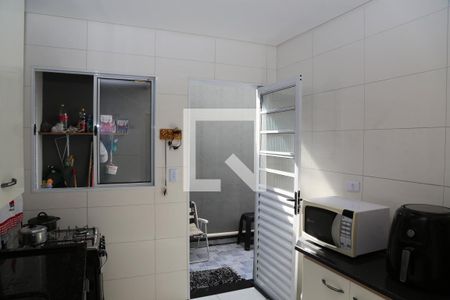 Cozinha de casa para alugar com 2 quartos, 90m² em Caiçara, Praia Grande