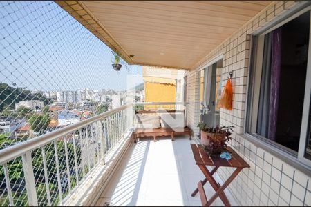 Varanda da Sala de apartamento à venda com 4 quartos, 200m² em Tijuca, Rio de Janeiro
