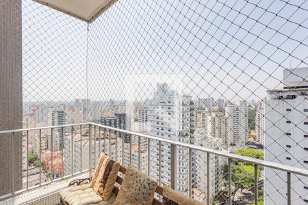 Varanda da Sala de apartamento para alugar com 4 quartos, 180m² em Liberdade, São Paulo