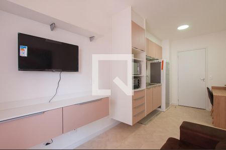 Sala de apartamento para alugar com 1 quarto, 32m² em Pinheiros, São Paulo