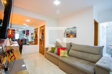 Sala de TV de apartamento para alugar com 2 quartos, 80m² em Jardim Stella, Santo André