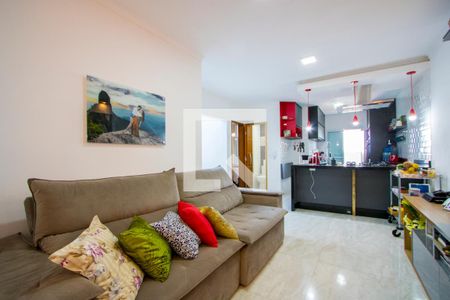 Sala de TV de apartamento para alugar com 2 quartos, 80m² em Jardim Stella, Santo André