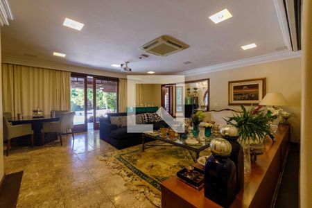 Sala 1 de casa de condomínio para alugar com 5 quartos, 902m² em Itanhangá, Rio de Janeiro