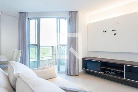 Sala de apartamento para alugar com 2 quartos, 72m² em Vale do Sereno, Nova Lima