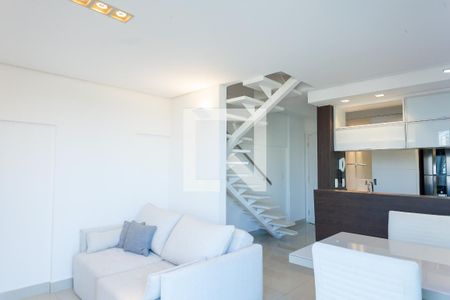 Sala de apartamento para alugar com 2 quartos, 72m² em Vale do Sereno, Nova Lima
