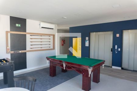 Studio para alugar com 27m², 1 quarto e sem vaga Studio para alugar com 27m², 1 quarto e sem vagaSalão de jogos