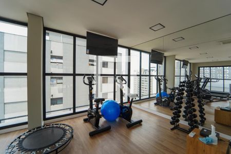 Apartamento para alugar com 33m², 1 quarto e sem vaga Apartamento para alugar com 33m², 1 quarto e sem vagaÁrea comum - Academia