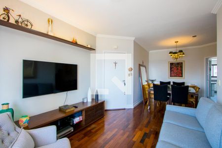 Sala de apartamento para alugar com 3 quartos, 120m² em Vila Bastos, Santo André