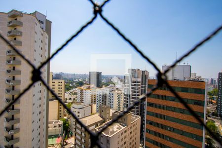 Vista da varanda de apartamento à venda com 3 quartos, 120m² em Vila Bastos, Santo André