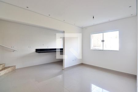 Sala de apartamento à venda com 3 quartos, 130m² em Vila Curuçá, Santo André
