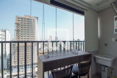 Varanda  de kitnet/studio para alugar com 1 quarto, 24m² em Centro, São Paulo