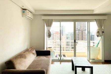 Sala de apartamento para alugar com 1 quarto, 55m² em Pinheiros, São Paulo