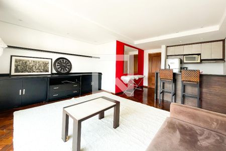 Sala de apartamento para alugar com 1 quarto, 55m² em Pinheiros, São Paulo