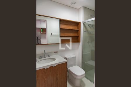 Banheiro de kitnet/studio para alugar com 1 quarto, 25m² em Vila Mariana, São Paulo
