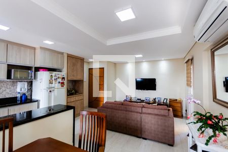 Sala de apartamento à venda com 2 quartos, 70m² em Campestre, Santo André