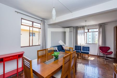 Sala de apartamento à venda com 3 quartos, 110m² em Coração Eucarístico, Belo Horizonte