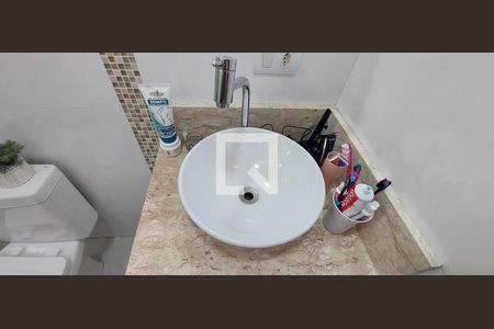 Banheiro Quarto 1 suíte de apartamento à venda com 2 quartos, 51m² em Parque Novo Oratório, Santo André