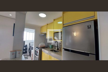 Cozinha de apartamento para alugar com 2 quartos, 68m² em Vila Valparaiso, Santo André
