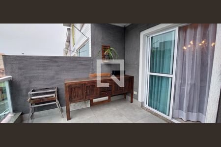 Varanda Sala 2 jantar  de casa à venda com 3 quartos, 153m² em Vila Humaita, Santo André