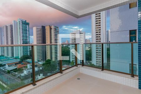Varanda de apartamento para alugar com 5 quartos, 135m² em Madalena, Recife