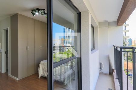 Studio para alugar com 25m², 1 quarto e sem vaga Studio para alugar com 25m², 1 quarto e sem vagaVaranda