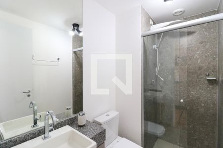 Studio para alugar com 25m², 1 quarto e sem vaga Studio para alugar com 25m², 1 quarto e sem vagaBanheiro