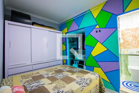 Quarto 1 - Suíte de casa à venda com 2 quartos, 280m² em Parque Gerassi, Santo André