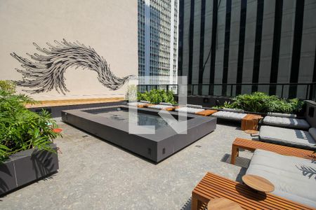 Studio à venda com 34m², 1 quarto e sem vagaÁrea comum - Roofpop