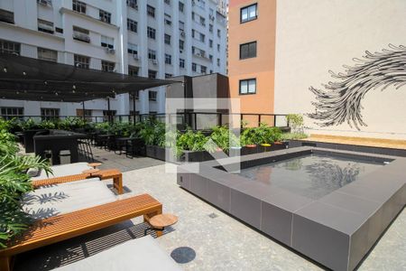 Studio à venda com 34m², 1 quarto e sem vagaÁrea comum - Roofpop