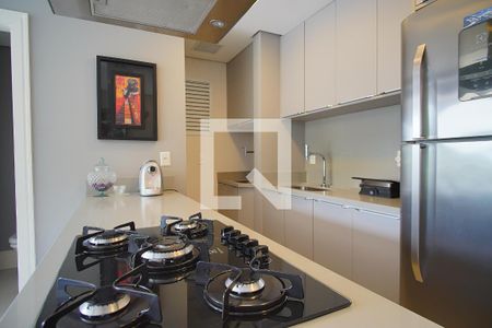 Cozinha de apartamento para alugar com 1 quarto, 110m² em Canasvieiras, Florianópolis
