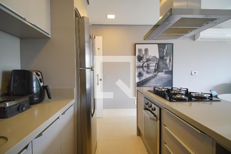 Cozinha de apartamento para alugar com 1 quarto, 110m² em Canasvieiras, Florianópolis