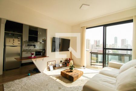 Sala de apartamento para alugar com 2 quartos, 80m² em Chácara Santo Antônio (zona Leste), São Paulo