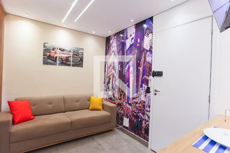 Sala / cozinha de kitnet/studio à venda com 1 quarto, 27m² em Jardim Panorama, São Paulo