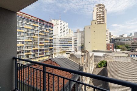 Varanda de kitnet/studio à venda com 1 quarto, 33m² em Centro Histórico de São Paulo, São Paulo