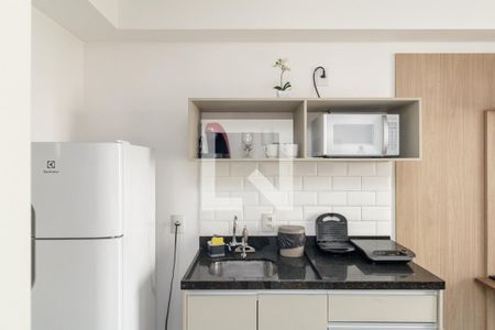 Cozinha de kitnet/studio para alugar com 1 quarto, 33m² em Centro Histórico de São Paulo, São Paulo