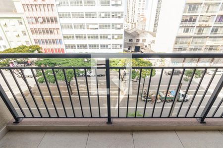 Studio para alugar com 33m², 1 quarto e sem vagaVaranda