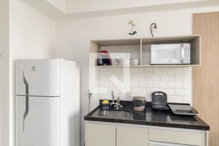 Cozinha de kitnet/studio para alugar com 1 quarto, 33m² em Centro Histórico de São Paulo, São Paulo