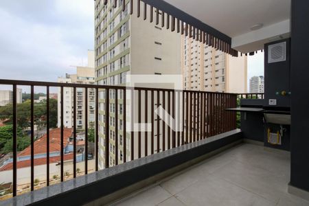 Varanda da Sala de apartamento para alugar com 2 quartos, 69m² em Jardim das Acacias, São Paulo