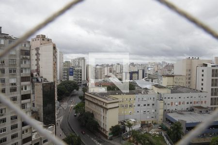 Vista da Sala de apartamento à venda com 1 quarto, 27m² em Centro Histórico, Porto Alegre