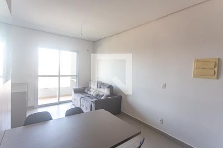 Sala de estar de kitnet/studio para alugar com 1 quarto, 43m² em Rudge Ramos, São Bernardo do Campo