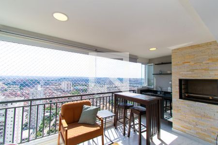 Varanda gourmet de apartamento à venda com 3 quartos, 127m² em Jardim Caboré, São Paulo
