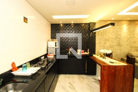 Cozinha  de casa à venda com 2 quartos, 80m² em Castelo, Belo Horizonte