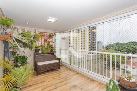 Varanda gourmet de apartamento à venda com 3 quartos, 137m² em Vila Gumercindo, São Paulo